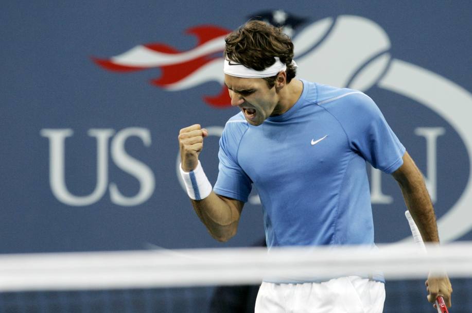 10 settembre 2006: secondo trionfo negli US Open battendo Andy Roddick (Reuters)